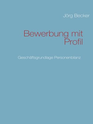 cover image of Bewerbung mit Profil